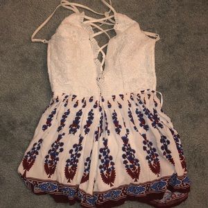 Lace Flowy Romper